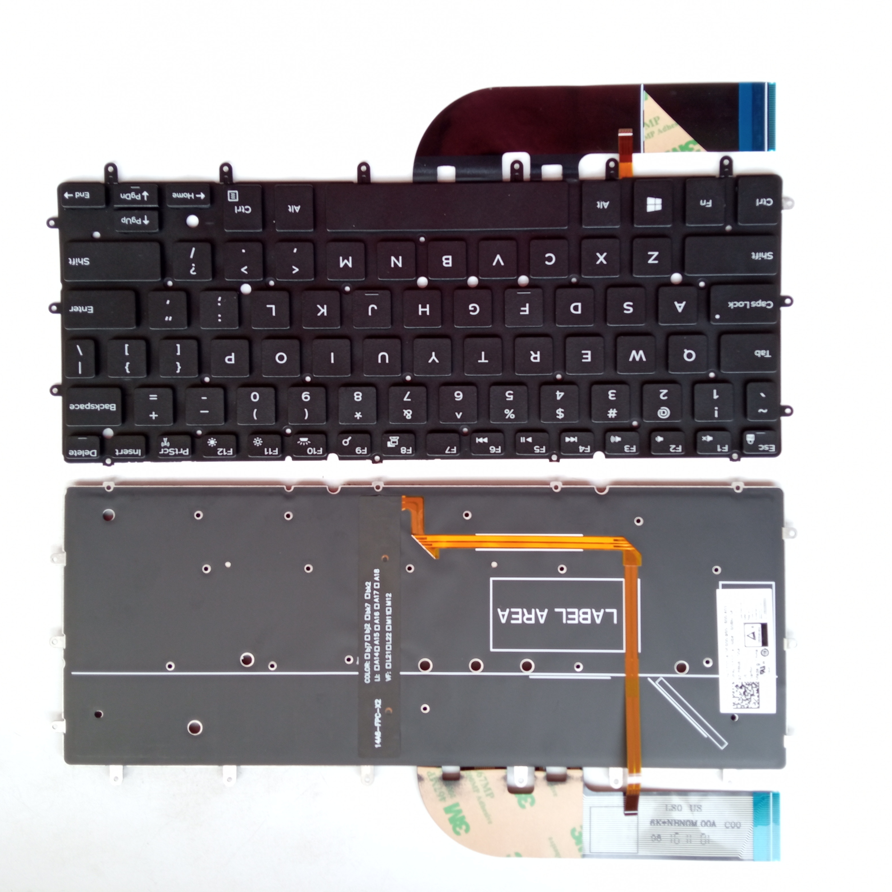 Picture of New Replacement Laptop Keyboard For DELL 9343/XPS13 7348/7347/7547/7548/9350/9360 BLACK Backlit US Layout